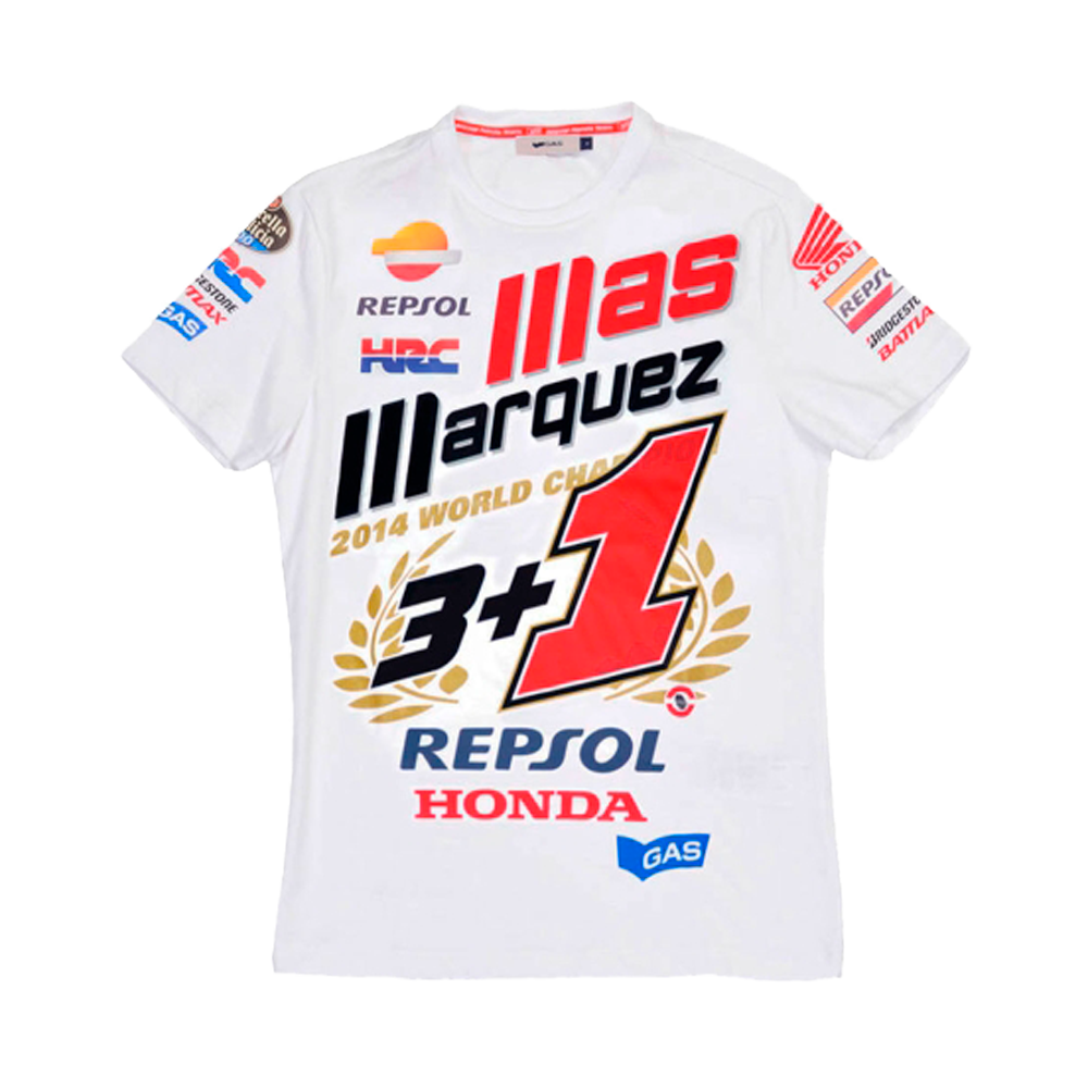 Marc Marquez 2019 MotoGP T-Shirt pour Homme Logo 93 Rouge Tailles S-XXXL 