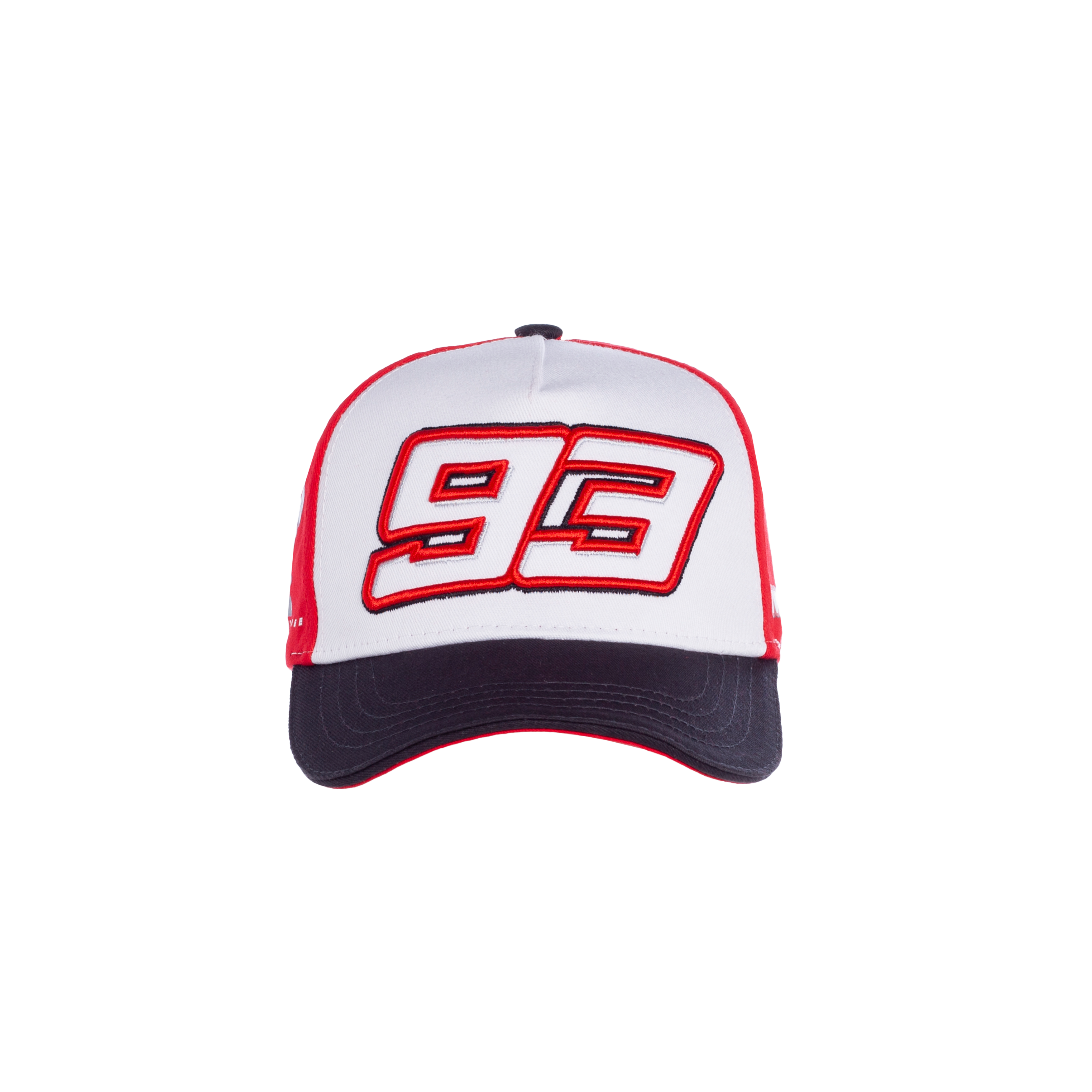 Marc Marquez 93 Flat Cap 93 Embroidered in red White Letters Located in USA 
